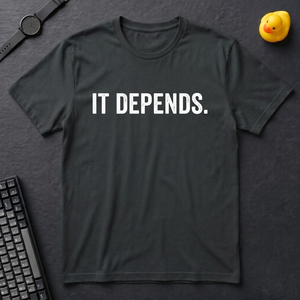It Depends T-Shirt