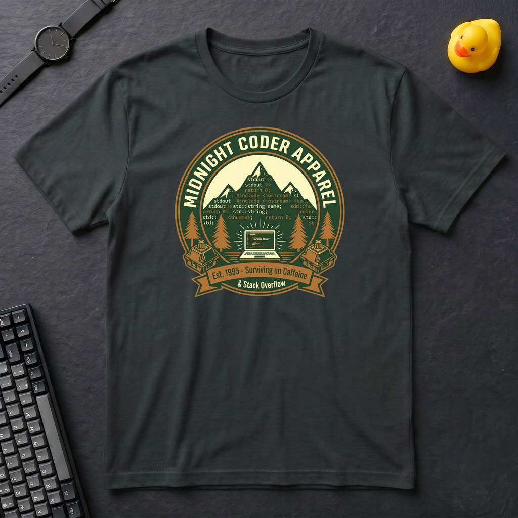 Midnight Coder Apparel T-Shirt