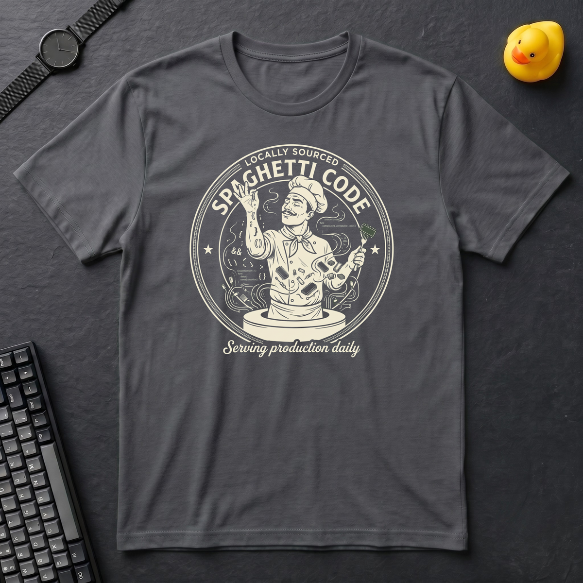 Locally Sourced Spaghetti Code T-Shirt