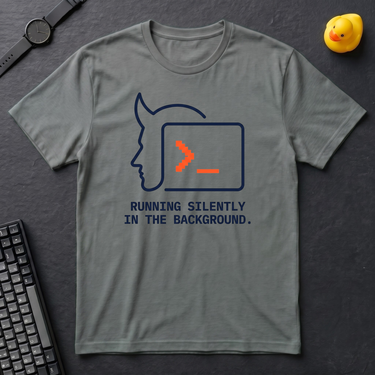 Daemon Running Silently T-Shirt