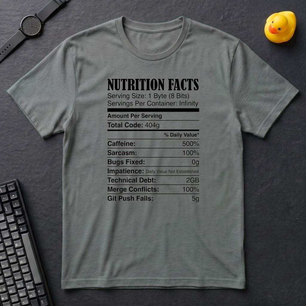 Nutrition Facts T-Shirt