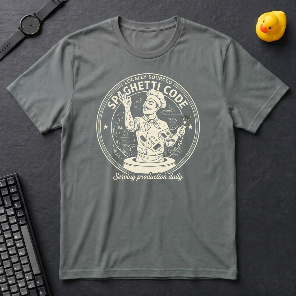 Locally Sourced Spaghetti Code T-Shirt