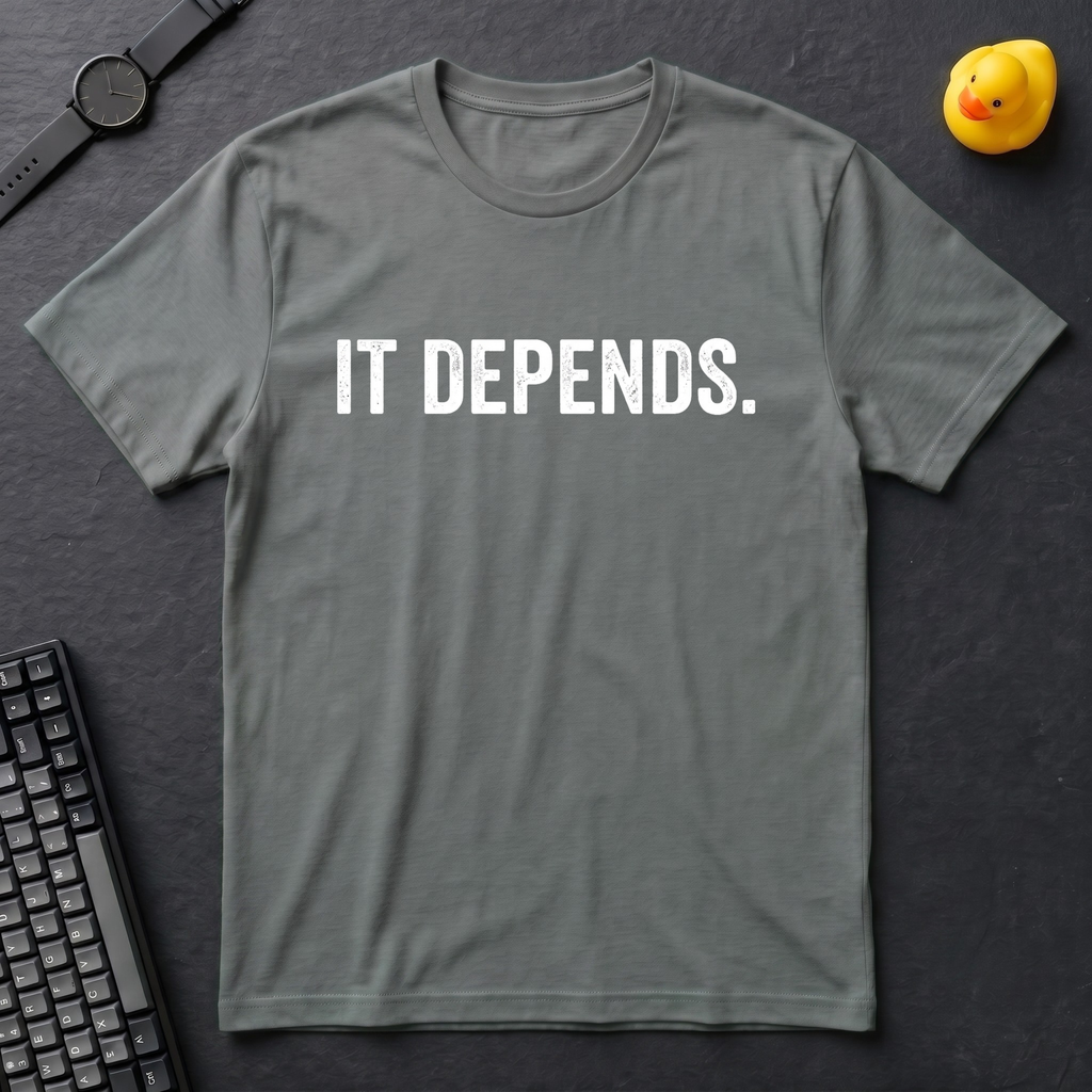 It Depends T-Shirt