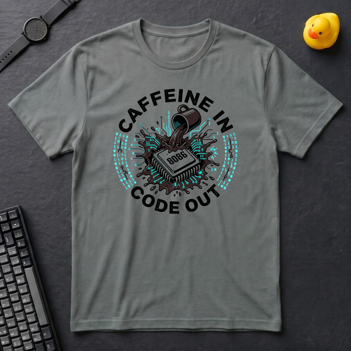 Caffeine In Code Out T-Shirt