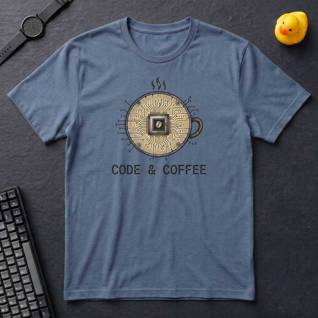 Code And Caffeine Chip T-Shirt