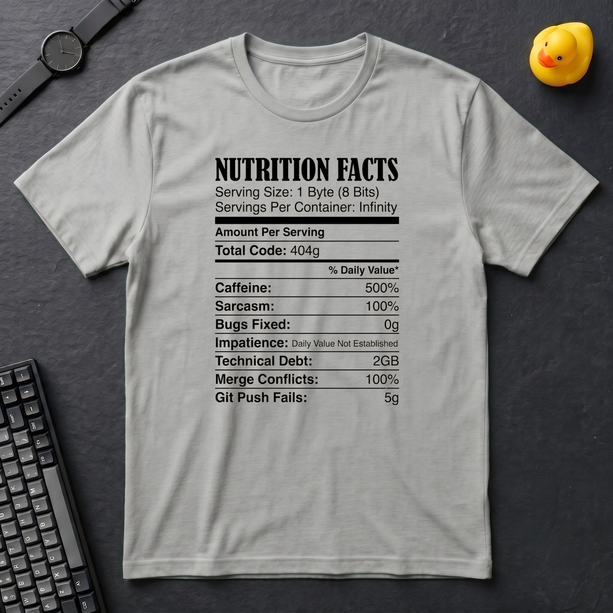 Nutrition Facts T-Shirt