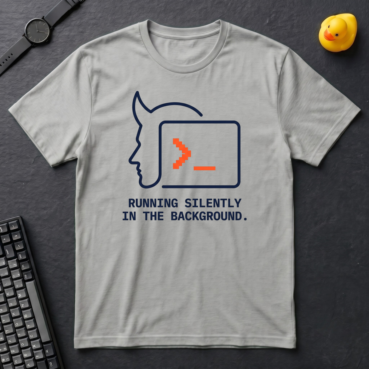 Daemon Running Silently T-Shirt