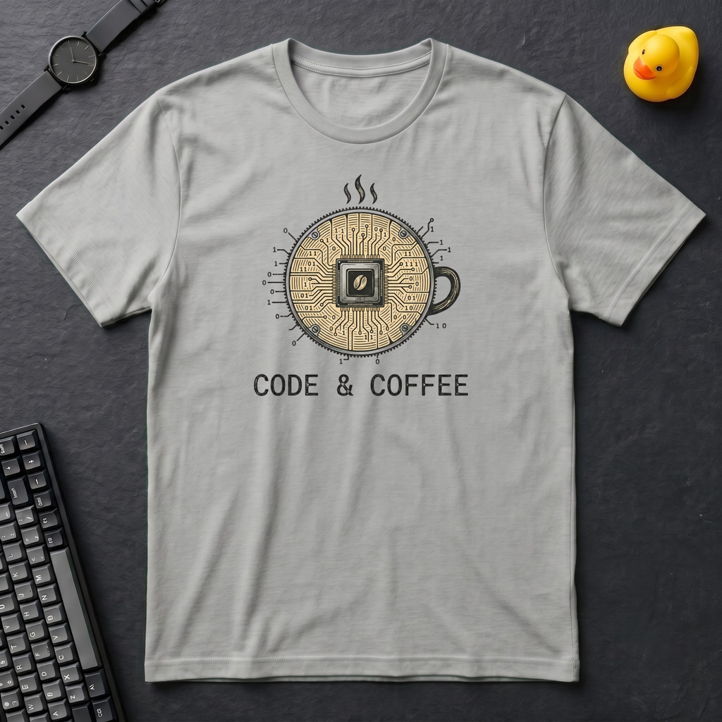Code And Caffeine Chip T-Shirt