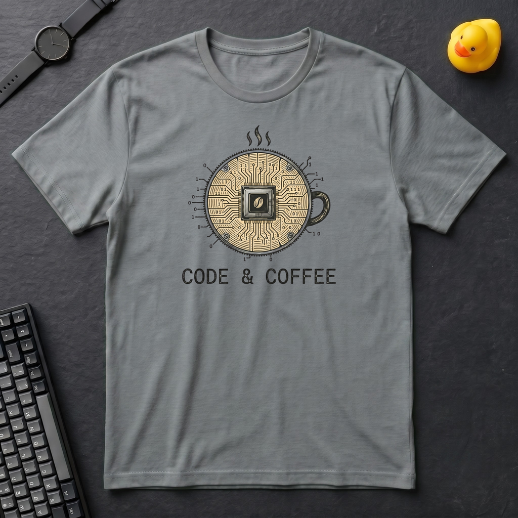Code And Caffeine Chip T-Shirt