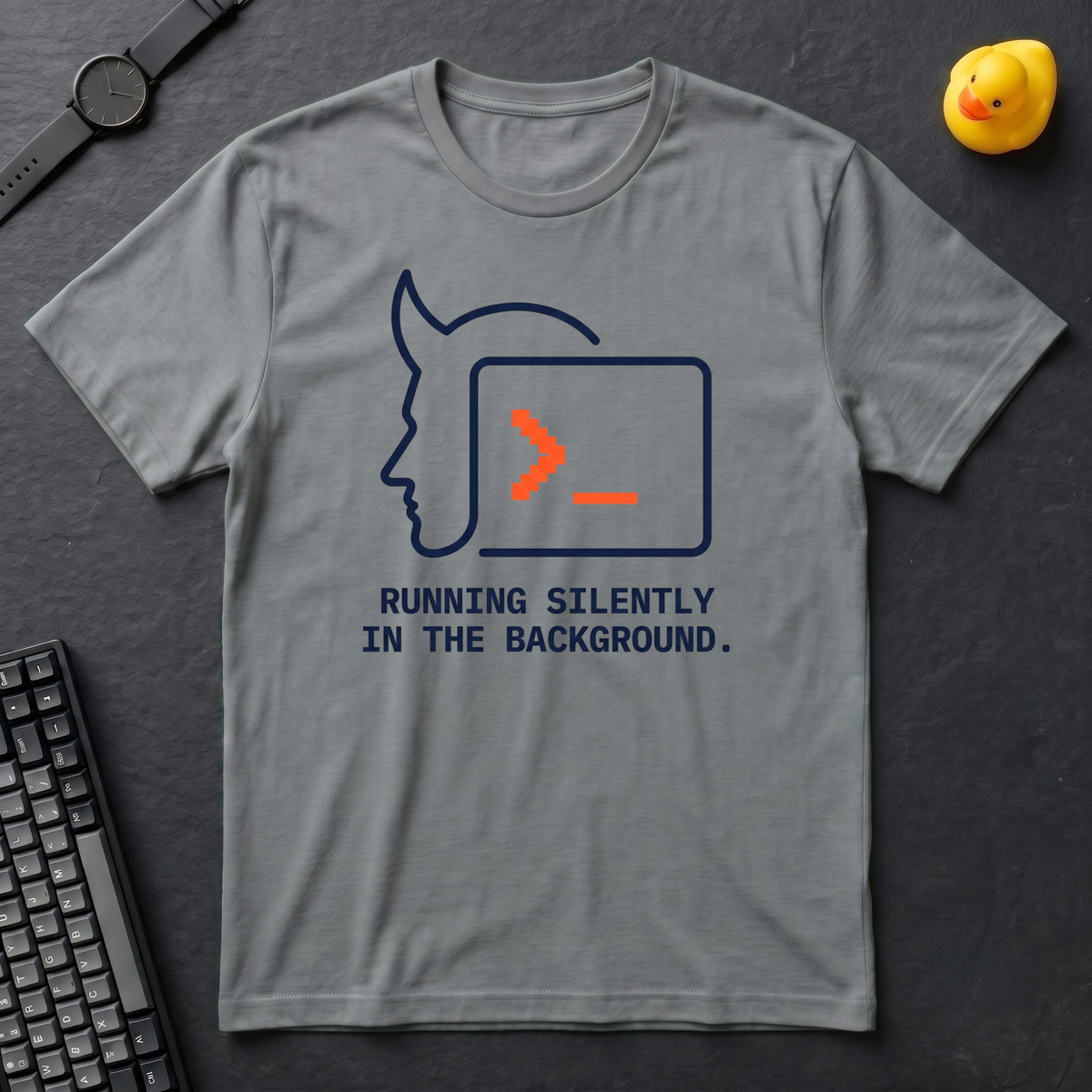 Daemon Running Silently T-Shirt