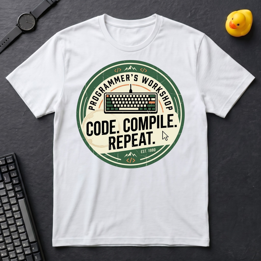 Code Compile Repeat T-Shirt