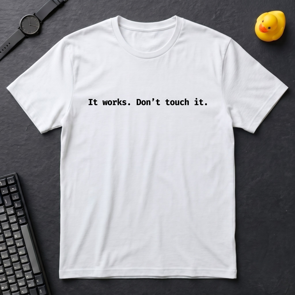 It Works Don't Touch It T-Shirt
