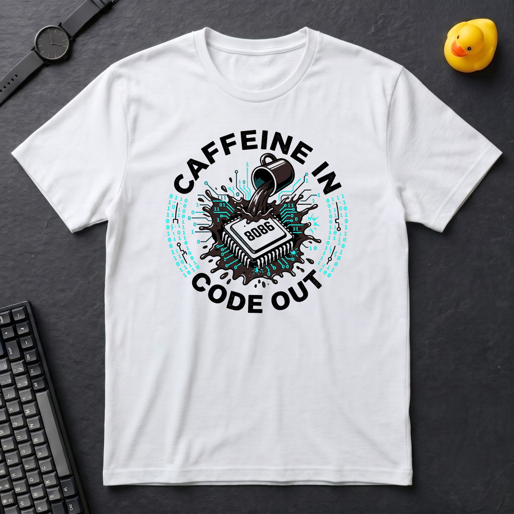 Caffeine In Code Out T-Shirt