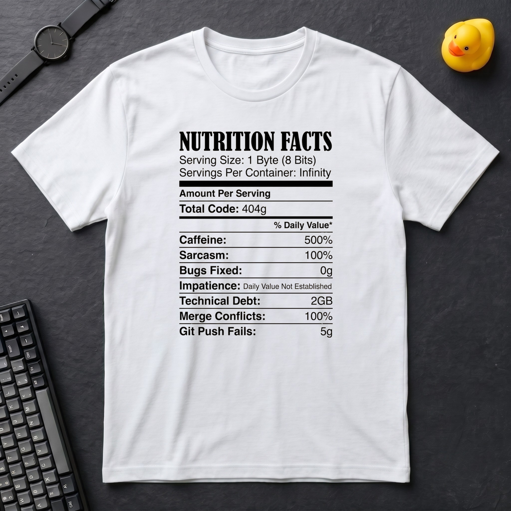 Nutrition Facts T-Shirt
