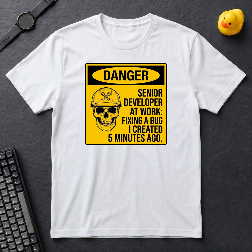Senior Developer At Work T-Shirt
